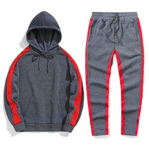 Chándales con logotipo personalizado para hombre, chándales gruesos, ropa deportiva para gimnasio, chándales de entrenamiento, traje de jogging, conjunto de dos piezas con capucha y pantalones - Product Image 4