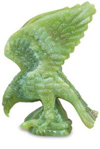 Statue d'aigle en marbre, sculpture décorative, figurine d'aigle en marbre sculpté pour la décoration intérieure de la maison, du bureau ou du jardin - Product Image 4