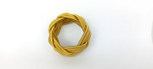Porte-serviettes en jute jaune de qualité supérieure pour table à manger moderne, décoration de cuisine et usage quotidien pratique, fabriqué à la main en Inde - Product Image 3