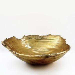 Design unique le plus chic Qualité supérieure Métal de haute qualité plaqué or Look attrayant Table Centre de table Décor Bols - Product Image 2