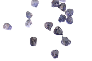 Piedras preciosas sueltas de 6-8MM de iolita azul de 50 piezas de alta calidad, lote de piedras preciosas naturales crudas, piedras en bruto de alta calidad - Product Image 3