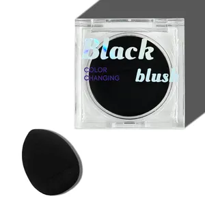 Private Label Temperature Black Color Changing Blush Cheek Blusher