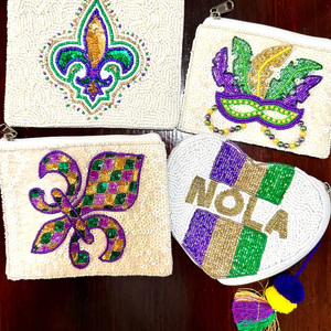 Mini porte-monnaie perlé sacs à main pour enfants portefeuille de perles de rocaille avec fermeture à glissière cadeau pour son porte-monnaie - Product Image 6