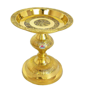 Diferentes diseños de antigüedades, venta de pedestal de latón, centro de mesa, tasa razonable, cuencos de metal para Festival Urli para el hogar - Product Image 4