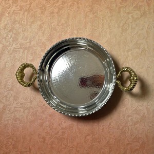 Wok de Cobre y Metal Forjado a Mano para Cocinar en Casa, Sartén para Huevos con Patrón para Uso en la Cocina, Hierro Fundido, Aluminio, Cerámica - Product Image 2