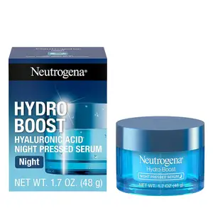 Penjualan Terbaik Neutrogen Hydro Boost pelembab malam untuk Wajah Serum Wajah asam Hyaluronic untuk kulit kering 1.7 oz