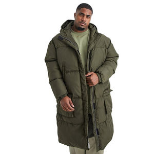 Vestes pour hommes personnalisés poids lourd vêtements de rue à la mode hiver confortable plaine respirant fermeture éclair plus les options de taille - Product Image 3