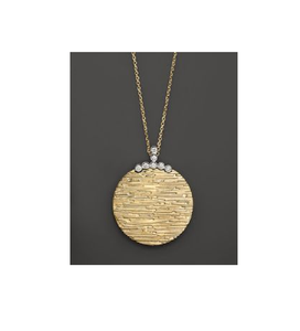 Style minimaliste nouveau métal Baoyan mode en gros 18k plaqué or serrure lune pendentif collier 316 bijoux en acier inoxydable - Product Image 3