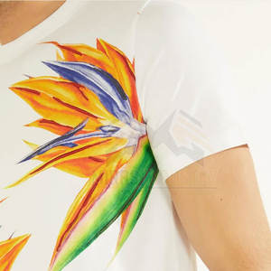 Camisetas de cuello redondo para hombre Diseño personalizado Nuevo estilo Estampado Transpirable Secado rápido Algodón ligero Fibra de bambú Manga corta Ropa de calle Caliente - Product Image 6