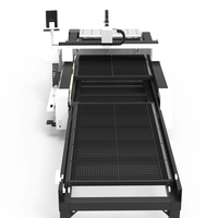 Máquina de corte láser de fibra Majestic-Tier de 6kW para cambio de paletas, para estación base de fabricación segura de paneles de puertas de ascensor