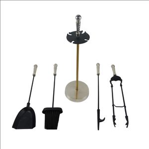Latest Arrival Elegant Customized Iron Unique Casual Handmade Designer Stylish Fancy Vintage Metal Fire Tool <b>Set</b> & <b>Accessories</b> - Product Image 4
