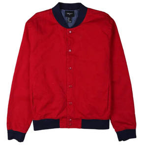 Veste de baseball à manches longues pour hommes, veste Letterman vierge, simple, vente en gros de conception OEM - Product Image 1