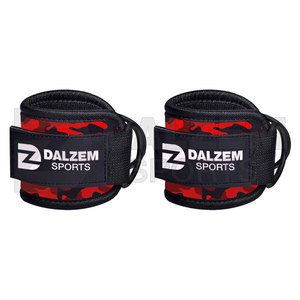 Bandes de résistance de forme physique haute Performance nouveau Style Camouflage imprimé D anneau sangles de cheville entraînements de gymnastique lourds produits Offre Spéciale - Product Image 3