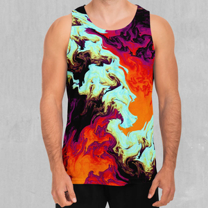 Débardeur personnalisé à séchage rapide, impression par sublimation sur toute la surface, débardeurs pour hommes pour la salle de sport en été, gilets de fitness pour hommes, débardeur à sublimation - Product Image 3