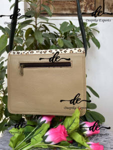 المعاد تدويرها حقيبة يد جلدية الملونة الحيوان الفراء أنيق حقيبة رافعة محفظة عالية الجودة متعددة الاستخدامات أكياس - Product Image 3