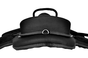 Estribos de sillín occidental gris claro Freemax sin árboles sintéticos de calidad con productos de caballos de carreras ingleses de circunferencia a juego - Product Image 4