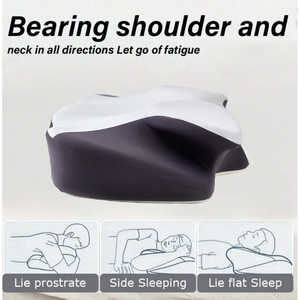 Almohada de espuma viscoelástica Udrive Usa Holding Contour, firmeza media, soporte refrescante para el cuello, para dormir de lado - Product Image 4