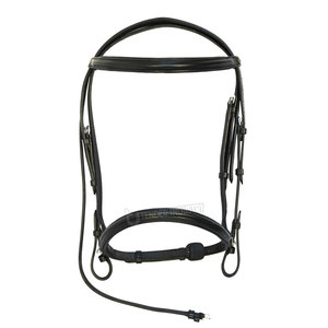 Brida de caballo de alta calidad hecha de cuero genuino Brida ecuestre de Carreras de Caballos Brida ecuestre ajustable - Product Image 4