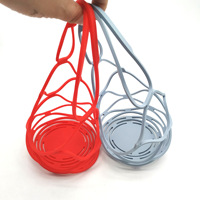 Produits créatifs réutilisables, panier à vin rouge durable, ensemble de sous-verres de table à manger, napperon en silicone