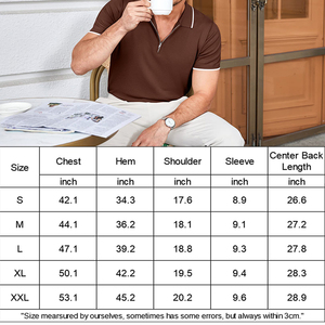 OEM Manufacturer's Customized Men's for <b>Polo</b> Shirts Short Sleeve Fit Polyester Fabric Knitted Material with Logo Printing ODM - Product Image 6