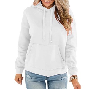 Sudadera con capucha de lana de algodón sólido de Invierno para mujer con parches de cremallera de diamantes de imitación-Diseño personalizado 2025 Nuevo - Product Image 1