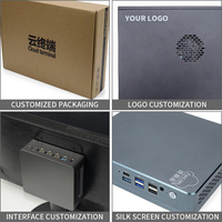 Sharerdp Personalizado Intel Serie N N100 Quad Core DDR4 DIY Computadora de Escritorio Compacta Pequeña PC NUC OEM Sistema Barebone Mini PC
