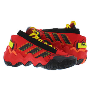 Scarpe da donna Adidas Exhibit B Mid Candace Colore: Rosso/Nero/Giallo 100% autentiche - Product Image 4