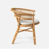 Meilleure vente en gros de chaise de salle à manger écologique en rotin et bambou fabriquée au Viet Nam