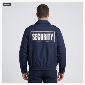 Chaqueta Cortavientos de Algodón Personalizada OEM para Guardias de Seguridad, Conjunto de Ropa de Trabajo para Otoño/Primavera - Product Image 2