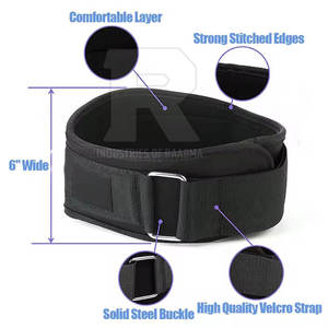 <b>Trimmer</b> Belt for Gym Training and Workout Neoprene <b>Waist</b> Support Belt for Core Training Fitness and Slimming - Product Image 4