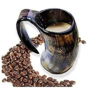 Taza de jarra de cuerno de búfalo de calidad de exportación, taza de cuernos para beber vikingos a los precios más bajos, taza de cuerno disponible a granel - Product Image 4