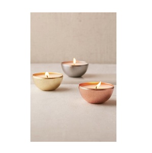 Manufacturer of Great Quality Metal <b>Candle</b> Holder <b>Candle</b> Jars With Customized Sizes Colors and Styles Hammered and <b>Plain</b> - Product Image 2