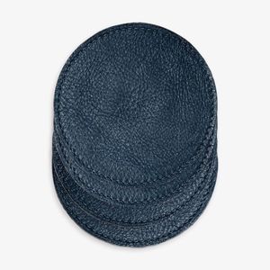Eco-Friendly Premium PU Leather Coasters Custom Luxury Round Office <b>Mats</b>/Pads with Stylish Classy Look Competitive Price - Product Image 4