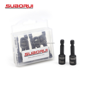 SUBORUI 1/4 pollici stinco esagonale 8mm dado magnetico impatto presa adattatore Kit cacciavite presa punta Set - Product Image 1
