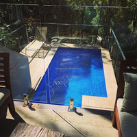 Piscines en conteneurs directement de l'usine, piscines extérieures hors sol avec structure en acier durable