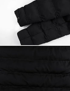 Chaqueta Larga Acolchada para Hombre, Ropa de Invierno, Chaqueta Personalizada, Diseño OEM, Chaqueta Larga Acolchada con Exterior de Poliéster para Hombre - Product Image 6