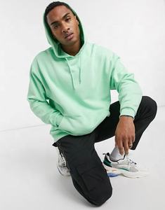 Sudadera con Capucha Personalizada 80% Algodón 20% Poliéster, Estilo Urbano, Holgada, Lisa, para Hombre - Product Image 4