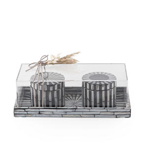 Mejor opción Nuevo diseño Madre de perla Inlay Mubkhar Quemador de incienso Juego de caja de regalo de lujo para Ramadán y Eid - Product Image 5