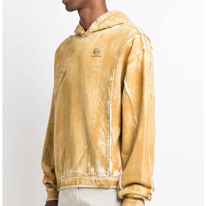 Top Selling Wholesale Rate Acid Wash Hoodies Casual Wear Custom Logo Printed Design Acid Wash Hoodies <b>For</b> <b>Men</b> - Product Image 3