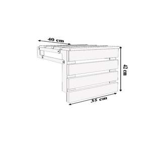 Chaise de salle de bain pliable, tabouret de douche, banc de salle de bain, chaise gain de place, chaise pliante murale, siège gain de place - Product Image 3