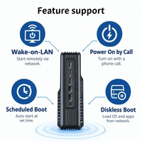 Mini PC robuste et durable avec processeur Intel N150 et GPU dédié NVIDIA MX550 4 Go GDDR6 VRAM DDR5, compatible Windows 10, Windows 11, Linux pour le bureau et la maison