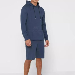 Lightweight Breathable <b>Top</b> Selling Hoodie <b>Shorts</b> <b>Set</b> Custom Made New Style Hoodie <b>Shorts</b> <b>Set</b> For <b>Men</b> Made In Pakistan - Product Image 6