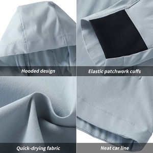 Veste de course athlétique pour homme, veste de sport à capuche, veste d'entraînement, veste de sport à fermeture éclair, veste de sport d'extérieur - Product Image 6