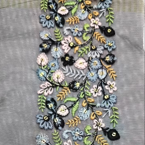 Unique Pattern Embroidery Trim Lace for DIY <b>Clothing</b> <b>and</b> Shoes Design Handmade Scrapbooking Lines Embroidery Lace for Gifts - Product Image 1