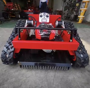 Tondeuse à gazon robotisée sur chenilles de meilleure qualité bon marché avec engrenage de moteur de pompe à moteur à lame en acier-pour usage agricole - Product Image 1