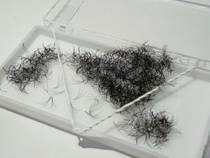 NQ Extensions de cils en faux vison de qualité supérieure faites à la main Style plume naturelle et douce - Product Image 2