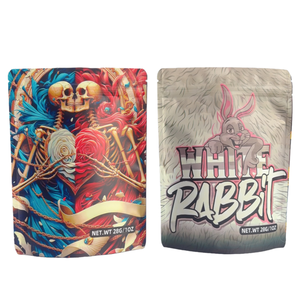 Sacchetti Mylar Personalizzati Impermeabili Olografici Lucidi Colorati per <span class=keywords><strong>Semi</strong></span> <span class=keywords><strong>di</strong></span> <span class=keywords><strong>Fiori</strong></span> 3.5g 14g 28g con Chiusura Stand-up - Product Image 1