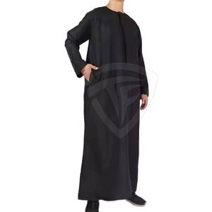 <b>Men</b> Thawb <b>Arabic</b> Thobe Islamic <b>Dress</b> Premium Cotton Fabric Custom Fit Eid Wear Wholesale OEM - Product Image 4