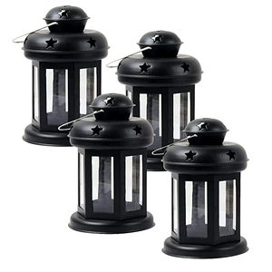 Fournitures d'usine Lanterne Salsa Décoration suspendue avec finition peinte Design de qualité Lanternes en métal avec design multicolore - Product Image 1