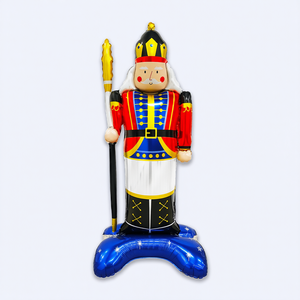 Ballon gonflable soldat casse-noisette 64x106cm, décorations de jardin pour les fêtes en plein air - Product Image 2